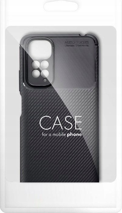 Maskë ForCell Carbon Premium për Xiaomi Redmi Note 13 Pro Plus 5G, TPU, e zezë