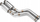 Downpipe shkarkimi BMW E46 M3 M3 CSL S54, 63.5 mm, çelik inox