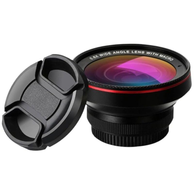 Lente 0.6x për smartphone (Wide, Macro, Xham)