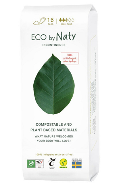 Peceta higjienike higjenike Eco by Naty ECO Incontinence, 16 copë