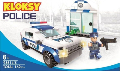 Lodër blloqesh Kloks Police Patrol Car (93514-3), 152 copa