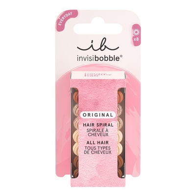 Llastik për flokë Invisibobble, 8 copë