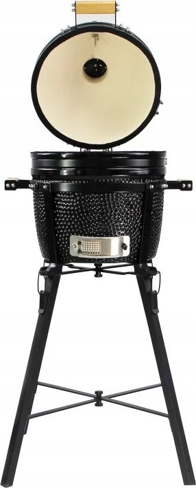 Qëndrim grilli për Kamado Bono Minimo, metalik, i zi