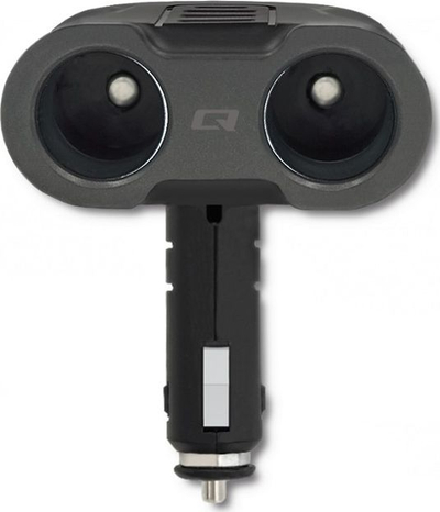 Karikues makine Qoltec 50641, USB QC 3.0 dhe Type C, 12-24V, i zi