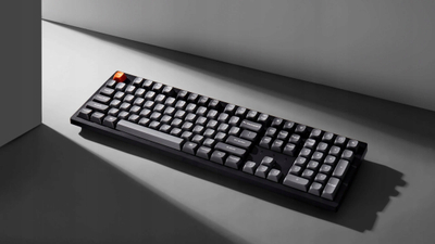 Tastierë mekanike Keychron K10 Max QMK, wireless, full size, gri