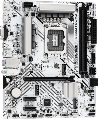 Pllakë amë ASRock B760M HDV M.2, DDR5, mATX