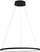 Lampë varëse Milagro Orion, 22W LED, 1540 lm, e zezë
