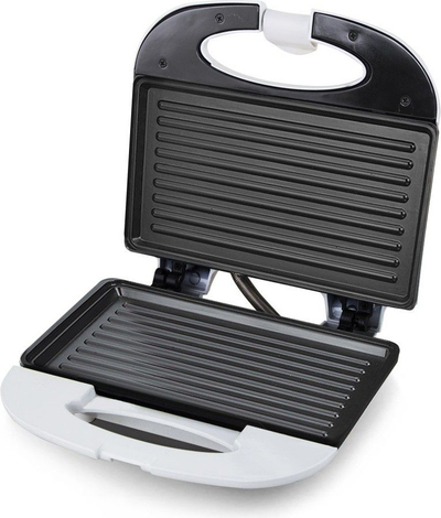 Toster panini Titanium TKT004W, pllaka jo ngjitëse, mbrojtje mbinxehje, i bardhë