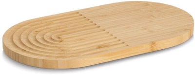 Mbajtëse tenxheresh Zeller Present Bamboo, 35x20x1.5cm, bambus, ngjyrë natyrale