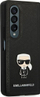 Koverte telefoni Karl Lagerfeld Galaxy Z Fold4, plastike, e hollë, e zezë