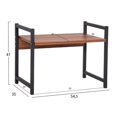 Rafte organizuese kuzhine Becko 54,5x35x41Hcm (HM18219.05), zezë