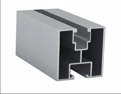 Profil alumini PROSAT K-01-2400, 2400mm, 40×40mm, argjendtë