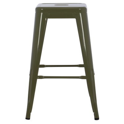 Stol metalik Melita 43×43×67 cm (HM8573.03), gjelbër