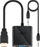 Adapter video Goobay 71803, HDMI në VGA, audio 3.5mm, 0.15m, i zi