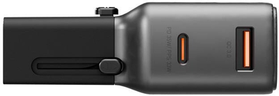 Karikues muri PNY Energea TravelGo Adapter 35, 35W, USB A USB C, gri grafit me të zezë