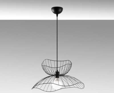 Llambë varëse Opviq Farac 6390, metal, Ø50cm, e zezë