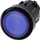 Buton i ndriçuar Siemens 3SU1001-0AB50-0AA0, 22mm, plastik, blu