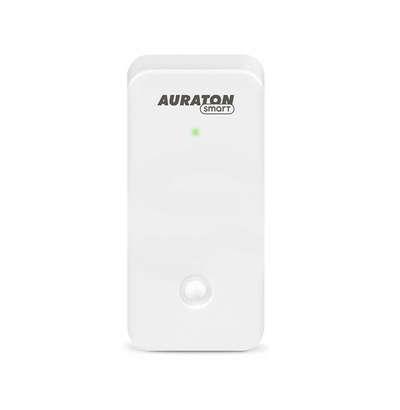 Сензор за температура без жици Auraton 687, за внатрешни простории, 0°C до 45°C, бел