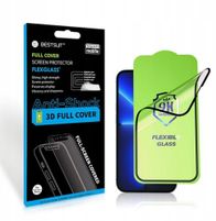 Mbrojtës ekrani Bestsuit FlexGlass, Xiaomi Redmi Note 15 Pro 5G, 5D Full Cover, i zi
