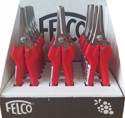 Gërshërë për barishte Felco 310, dorezë plastike, të kuqe