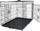 Kafaz metalik për kafshë Funfit Home&Office XXL, 107x70x77.5cm, palosshëm, i zi