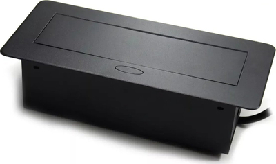 Тапа маса Спасетроник SPS-D26B V2, 2x Шуко, HDMI RJ45 USB, црна