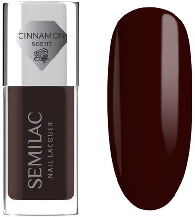 Llak thonjsh Semilac Classic 112 Wine Red, efekt xheli, e kuqe verë