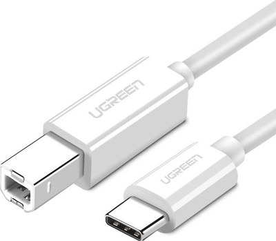 Kabllo USB Ugreen UGR1145WHT, USB-B me USB-C, 1.5 m, e bardhë