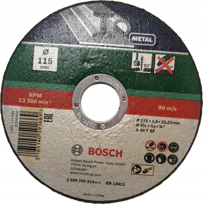 Disk prerës Bosch Accessories A46TBF 2609256314, 115mm, vrimë 22.23mm