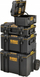 Kuti veglash Dewalt Toughsystem 2.0 DWST83471-QW, karikues baterish 18V XR FlexVolt 2x4A, porta USB, e zezë