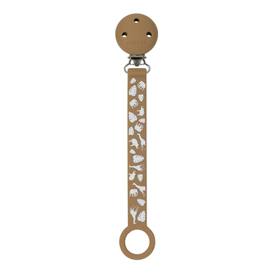 Mbajtse per meme universale prej silikoni dhe gome - 21 cm - Mocha Pattern