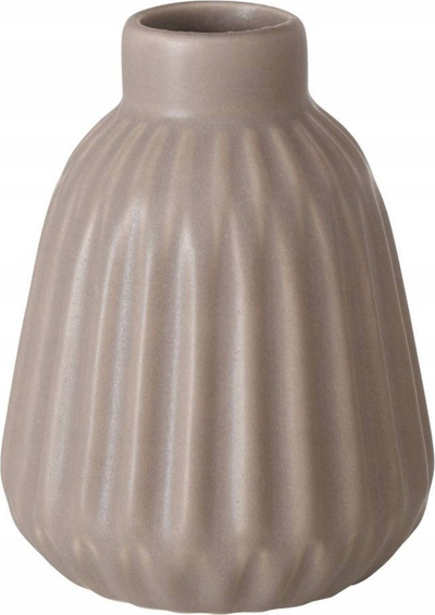 Vazo dekorative Boltze Esko, porcelan, 12 cm, gri mat