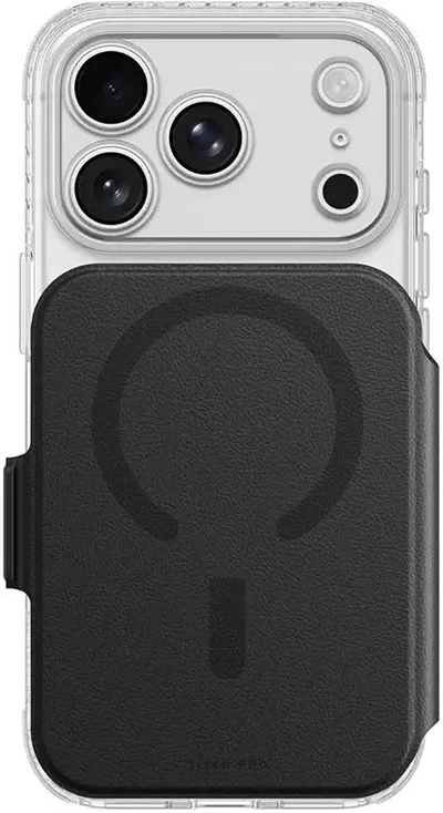 Mbrojtëse Amazingthing Titan Pro Lens Flip Set për iPhone 18 Pro Max, me kuletë, MagSafe, e zezë