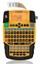 Printer etiketash DYMO Rhino 4200 Kit, termik transfer, tastierë AZERTY, i verdhë