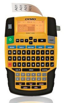 Printer etiketash DYMO Rhino 4200 Kit, termik transfer, tastierë AZERTY, i verdhë