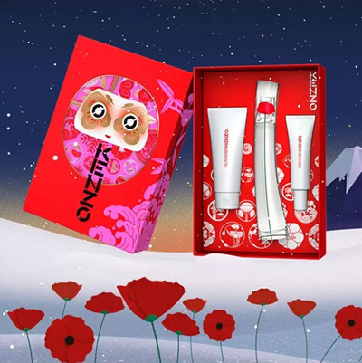 Set KENZO Flower by Kenzo, Eau de Parfum 50 ml + Losion për trup 75 ml + Krem për duar 20 ml