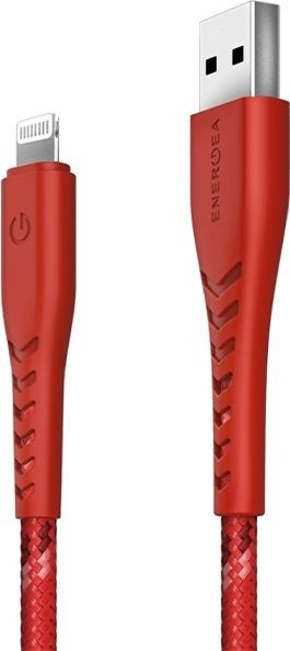 Kabllo Lightning Energea Nyloflex CBL NF RED150, USB A, 1.5 m, e kuqe