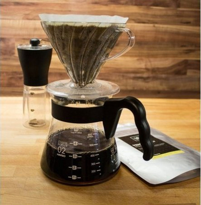 Drip kafeje Hario V60 02, plastik, i tejdukshëm