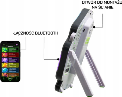 Shenjë elektronike Gel Blaster Portal Target, LED, me aplikacion, gri