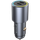 Karikues për makinë Proove Double Energy, 50W, 2×Type-C, metal gri