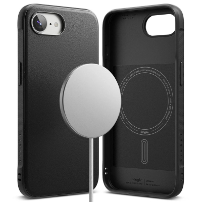 Футрола за телефон Ringke Onyx Magnetic MagSafe за iPhone 16e, TPU, црна