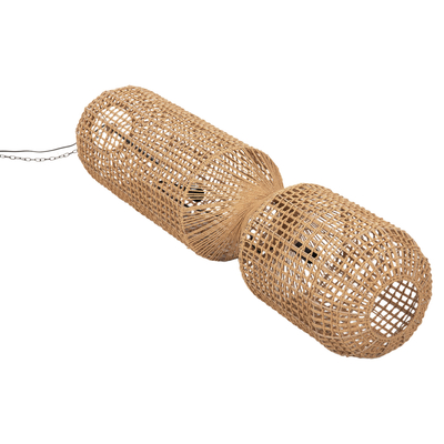 Llambë e varur tavani Φ30,5x132Hcm (HM4345), bezhë