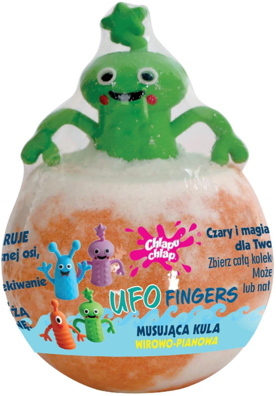 Bombë banje Chlapu Chlap Ufo Fingers, 100 g, aromë ananasi
