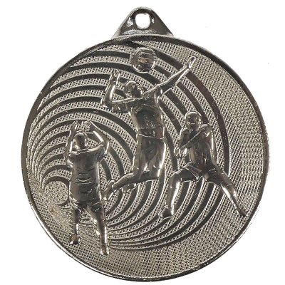 Medalje volejbolli Victoria Sport MMC3073, metal, 70mm, ngjyrë argjendi