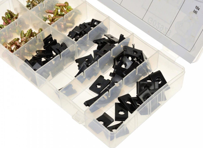 Set vida me rondela 170 copë, madhësi M3 M4 M5 M6, metal