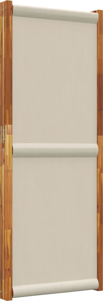 Paravan dhome VidaXL 3 panele, 210 x 180 cm, gri e hapur