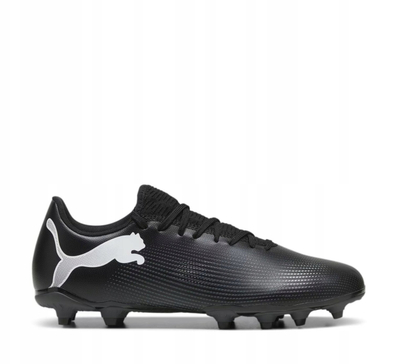 Këpucë futbolli Puma Future 7 Play FG, për fushë të thatë, të zeza