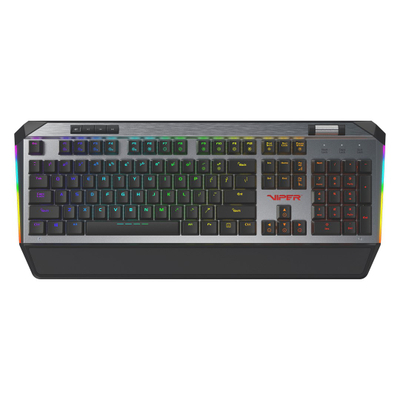 Tastierë mekanike Gaming Patriot Memory V765, USB, RGB, e zezë / e hirtë
