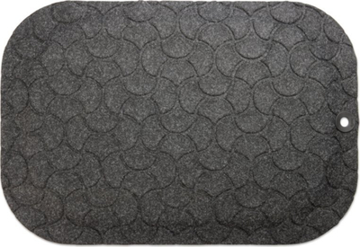 Tapet antistatik Matting StandUp, 77 x 53 cm, kundra lodhjes, i zi