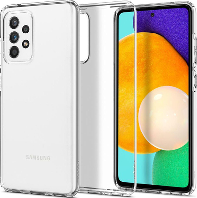 Kapak telefoni Spigen Liquid Crystal për Samsung Galaxy A52 A52s 5G, TPU i butë, transparent